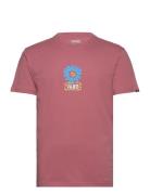 VANS Dual Bloom Ss Tee Burgundy