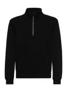 LMTD Nlmnaldemar Ls Half Zip Sweat Svart