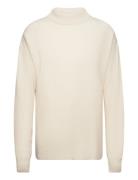 Maarit Turtleneck Sweater Tops Knitwear Turtleneck Cream R-Collection