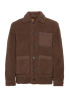 Mmgcharles Teddy Jacket Tops Overshirts Brown Mos Mosh Gallery