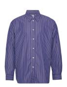 Over D Button-Up Shirt Designers Shirts Casual Navy Hope