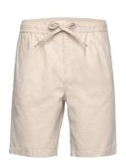 Fig Loose Linen Look Shorts - Gots/ Bottoms Shorts Casual Beige Knowle...