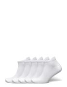5-Pk Ancle Running Socks Sport Socks Footies-ankle Socks White ZEBDIA