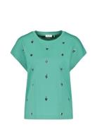 T-Shirt 1/2 Sleeve Tops T-shirts & Tops Short-sleeved Green Gerry Webe...