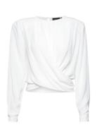 Blouse Tops Blouses Long-sleeved White Emporio Armani