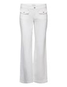 99 Low & Wide Pearl Bottoms Jeans Flares White ABRAND