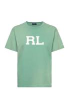 Rl Logo Jersey Tee Tops T-shirts & Tops Short-sleeved Green Polo Ralph...