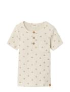 Lil'Atelier Nmmfrede Ss Top Lil Beige