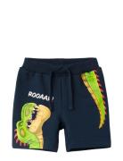 Name It Nmmmeir Gigantosaurus Long Shorts Vde Marinblå