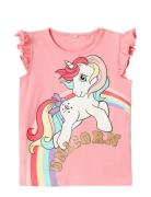 Nmfmalla Mlp Ss Top Cplg Tops T-shirts Sleeveless Pink Name It
