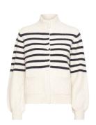 Pieszak Pd-Lauren Striped Cardigan Vit