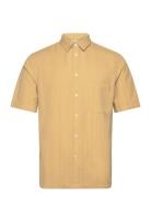 Sataro Nj Shirt 15138 Designers Shirts Short-sleeved Yellow Samsøe Sam...
