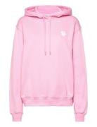 Lona Unikko Placement Tops Sweat-shirts & Hoodies Hoodies Pink Marimek...