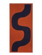 Marimekko Home Seireeni Bath Towel 70X150Cm Orange