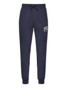 The Rl Fleece Logo Jogger Pant Bottoms Sweatpants Navy Polo Ralph Laur...