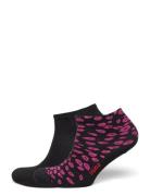 2P Sh Allover Lips C Lingerie Socks Footies-ankle Socks Black HUGO