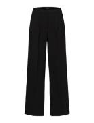 Selected Femme Slftinni Mw Wide Pant N Noos Svart