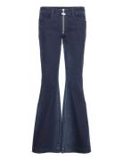 Low Waist Pant Bottoms Jeans Flares Blue Cannari Concept