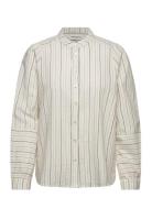 Linall Shirt Ls Tops Shirts Long-sleeved Cream Lollys Laundry