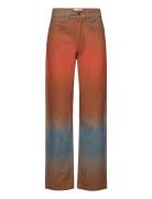 Mercy Denim Pants Bottoms Jeans Straight-regular Orange Hosbjerg