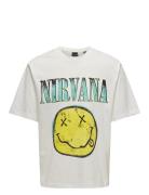 ONLY & SONS Onsnirvana Lic Rlx Ss Tee Vit