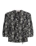 Brodie Blouse Tops Blouses Long-sleeved Black A-View