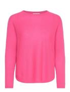 Davida Cashmere Curved Sweater Loose Tension Rosa