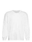 Heavy L/S Tee - White Tops T-shirts Long-sleeved White Garment Project