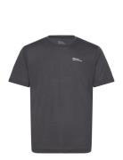 Vonnan S/S T M Sport T-shirts Short-sleeved Black Jack Wolfskin