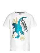 Short-Sleeved T-Shirt Tops T-shirts Short-sleeved White Jurassic World
