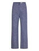Tarita - Trousers Bottoms Trousers Wide Leg Navy Claire Woman