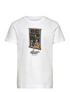 Jorafterlife Tee Ss Crew Neck Sn Jnr Tops T-shirts Short-sleeved White...