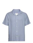 Hco. Guys Wovens Tops Shirts Short-sleeved Blue Hollister