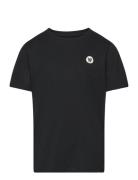 Ola Junior T-Shirt Gots Tops T-shirts Short-sleeved Black Double A By ...