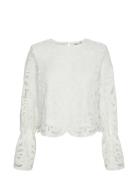 Yasalbi Ls Top - Ex Tops Blouses Long-sleeved White YAS