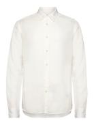 J. Lindeberg Slim Ls Comfort Tencel Shirt Vit