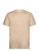 Slhbet Linen Ss O-Neck Tee Tops T-shirts Short-sleeved Cream Selected ...