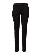 Vera Pant Bottoms Trousers Slim Fit Trousers Black Kaffe