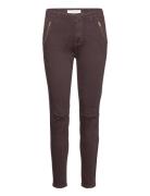 Trousers Bottoms Trousers Slim Fit Trousers Brown Sofie Schnoor