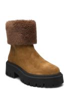 Boots - Flat Shoes Wintershoes Brown ANGULUS