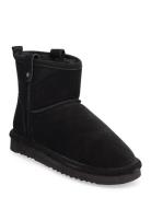 Bianco Biasnow Short Boot Suede Svart