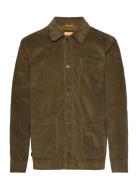 Kempshire Corduroy Chore Jacket Designers Overshirts Khaki Green Timbe...