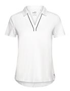 PUMA Golf W Cloudspun Piped Ss Polo Vit