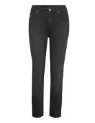 Black Cropped Slim Jeans Bottoms Jeans Slim Black GANT