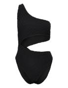 Speedo Terry Asym Cut Out 1 Pc Svart