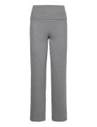 Folded Yoga Trousers Bottoms Trousers Joggers Grey Gina Tricot