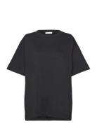 House Of Dagmar Over D Cotton Tee Svart