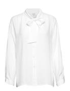 Amelia Blouse Tops Blouses Long-sleeved White Filippa K