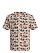 Jack & J S Joraruba Convo Aop Tee Ss Crew Nec Jnr Multi/patterned