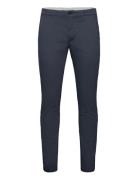 Bleecker Chino Printed Structure Bottoms Trousers Chinos Navy Tommy Hi...